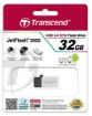 Obrázek TRANSCEND Flash Disk 32GB JetFlash®380S, USB 2.0/micro USB (R:20/W:7 MB/s) stříbrná