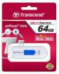 Obrázek TRANSCEND Flash Disk 64GB JetFlash®790, USB 3.1 (R:90/W:30 MB/s) bílá/modrá