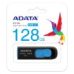 Obrázek ADATA Flash Disk 128GB UV128, USB 3.1 Dash Drive (R:90/W:40 MB/s) černá/modrá