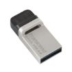 Obrázek TRANSCEND Flash Disk 64GB JetFlash®880S, USB 3.0/micro USB (R:90/W:24 MB/s) stříbrná