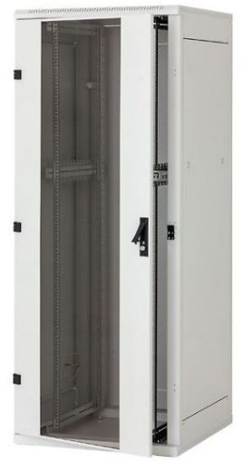 Obrázek TRITON 19" stojanový rozvaděč 42U/800x1000, přední a zadní dveře 80% síto, boční kryty plech, RAL7035 - šedá