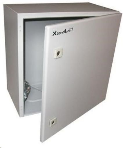 Obrázek 19" venkovní vodotěsný rozvaděč s krytím IP55, 22U, hloubka 250mm, šedý