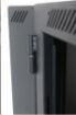 Obrázek XtendLan 19" dvoudílný nástěnný rozvaděč 9U, šířka 600mm, hloubka 550mm, skleněné dveře-kouřové sklo,nosnost 60kg,černý