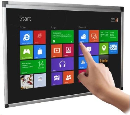 Obrázek Legamaster Dotyková interaktivní tabule e-board touch 87" (16:10)