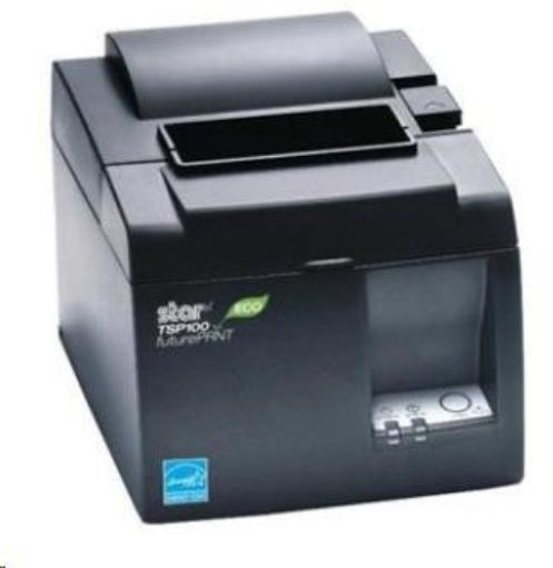 Obrázek Star Micronics tiskárna 80mm TSP143IIU ECO, rychlost 150mm/s, černá, USB, řezačka