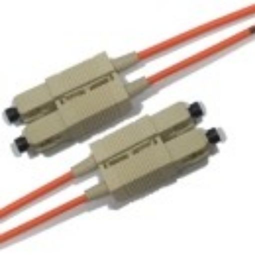 Obrázek Duplexní patch kabel MM 62,5/125 OM1, SC-SC, LS0H, 1m