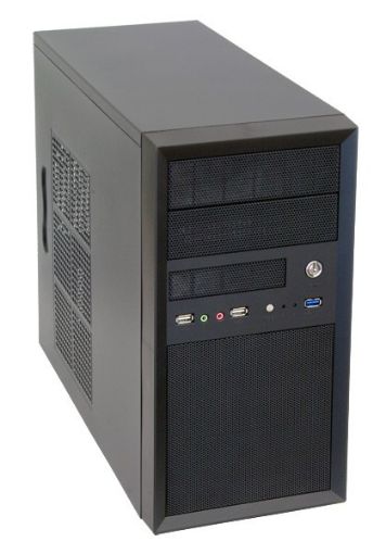 Obrázek CHIEFTEC skříň Mesh Series/uATX, CT-01B, 350W, Black, USB 3.0