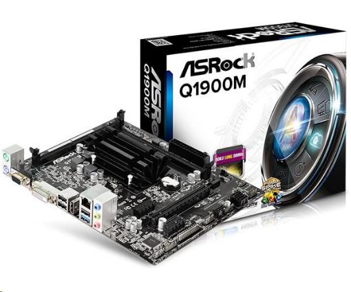 Obrázek ASRock MB Int.procesor Q1900M, 2xDDR3,  VGA, mATX