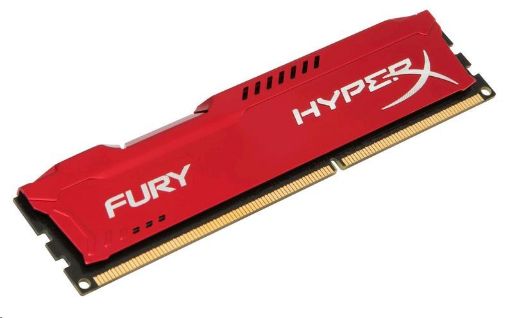 Obrázek DIMM DDR3 4GB 1600MHz CL10 KINGSTON HyperX FURY Red