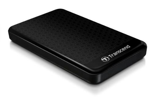 Obrázek TRANSCEND externí HDD 2,5" USB 3.0 StoreJet 25A3, 1TB, Black (nárazuvzdorný, 256-bit AES)