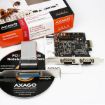 Obrázek AXAGON PCEA-SP, PCIe adaptér - 2x sériový port (RS232) + 1x paralelní (LPT)