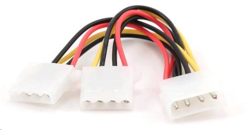 Obrázek GEMBIRD Kabel napájecí interní 1x 5,25" - 2x 5,25" (molex rozdvojka)