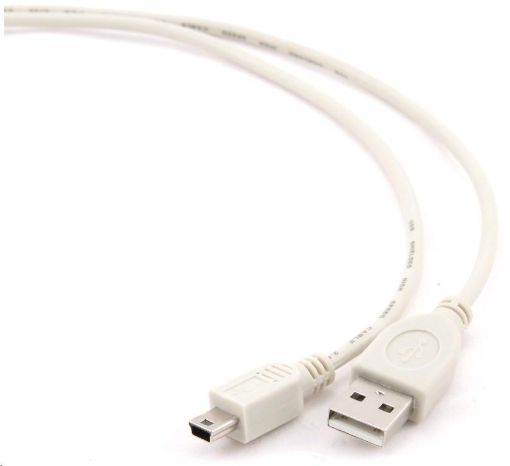 Obrázek GEMBIRD Kabel USB 2.0 A-Mini B (5pin) propojovací 1,8m