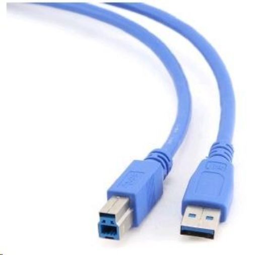 Obrázek GEMBIRD Kabel USB 3.0 A-B propojovací 3m (modrý)