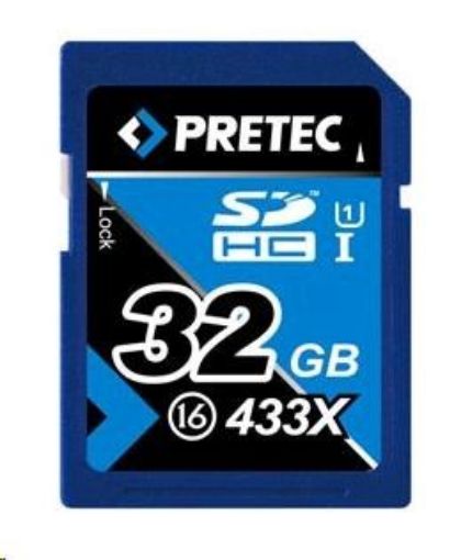 Obrázek PRETEC Secure Digital SDHC class 16 (433x) - 32GB