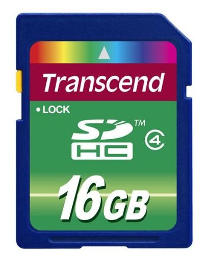 Obrázek TRANSCEND SDHC karta 16GB Class 4