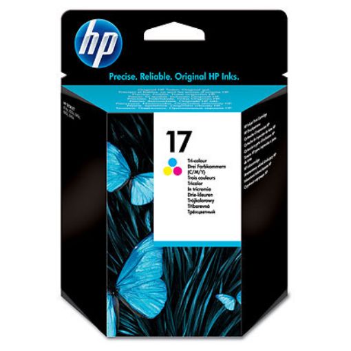 Obrázek HP 17 Tri-color Ink Cart, 15 ml, C6625A