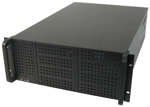 Obrázek CHIEFTEC skříň Rackmount 4U ATX/EATX, UNC-410F-B, 400W, Black