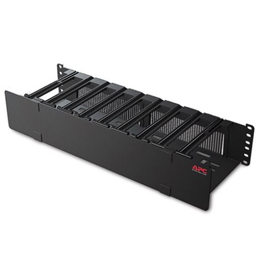 Obrázek APC 2U Horizontal Cable Manager, 6" Fingers Top, Bottom Tie Down