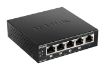 Obrázek D-Link DES-1005P B1 5-Port 10/100 PoE Desktop Switch, 4x PoE+, 60W pro PoE