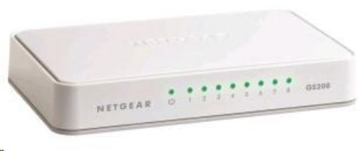 Obrázek Netgear GS208 Gigabit Switch 8 portů