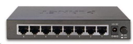 Obrázek Planet switch GSD-803 10/100/1000 (8X1000BASE-T), EUP, 802.3AZ, kov