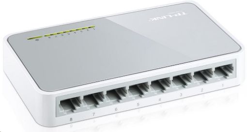 Obrázek TP-Link TL-SF1008D [8portový stolní switch 10/100 Mbit/s]