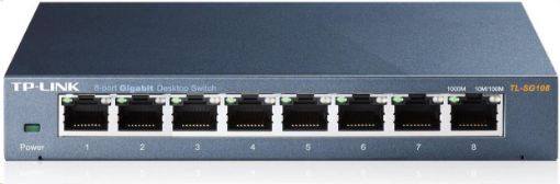 Obrázek TP-Link TL-SG108 [8portový stolní switch 10/100/1000 Mbit/s]