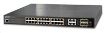 Obrázek Planet GS-4210-24P4C PoE+ switch 28x 10/100/1000Base-T, 802.3at do 220W, VLAN, SNMP/WEB