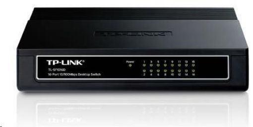 Obrázek TP-Link TL-SF1016D [16portový stolní přepínač 10/100 Mbit/s]