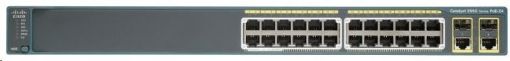 Obrázek Cisco Catalyst 2960+24TC-L, 24x10/100, 2xGbE SFP/RJ-45