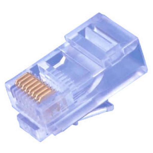 Obrázek Konektor UTP RJ45 (8p8c), Cat5E, 50µm, licna - 100 ks