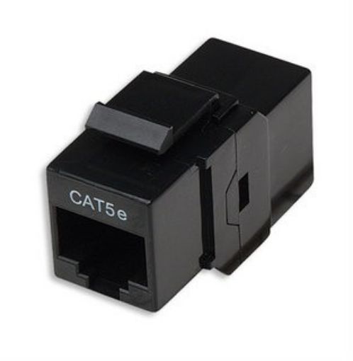 Obrázek Intellinet keystone spojka na RJ45, UTP, Cat5e, 8p8c/8p8c, černá