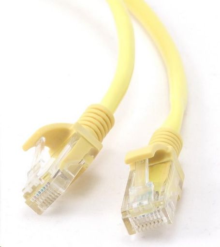 Obrázek GEMBIRD Kabel UTP Cat5e Patch 1m, žlutý