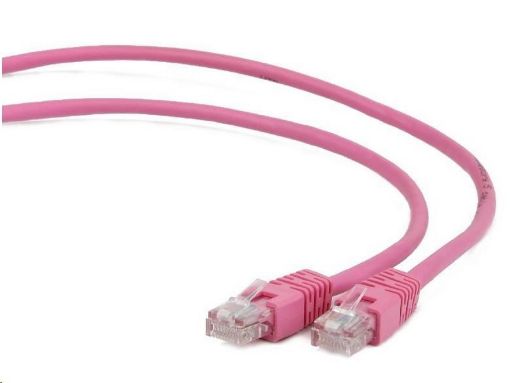 Obrázek GEMBIRD Kabel UTP Cat5e Patch 0,25m, růžový