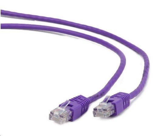 Obrázek GEMBIRD Kabel UTP Cat5e Patch 0,25m, fialový