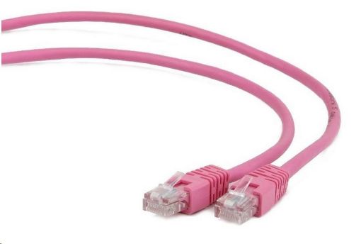 Obrázek GEMBIRD Kabel UTP Cat5e Patch 0,5m, růžový