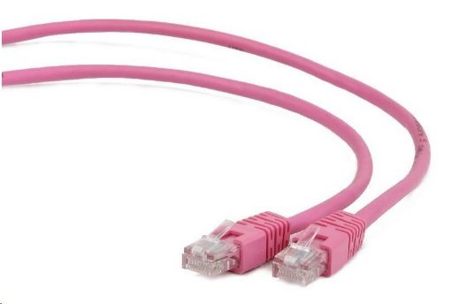 Obrázek GEMBIRD Kabel UTP Cat5e Patch 2m, růžový