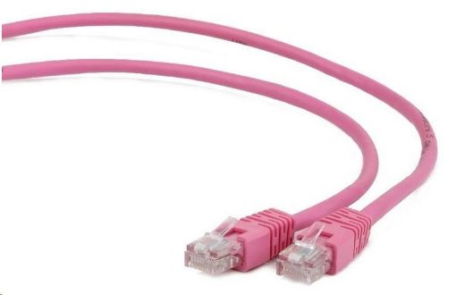 Obrázek GEMBIRD Kabel UTP Cat5e Patch 3m, růžový