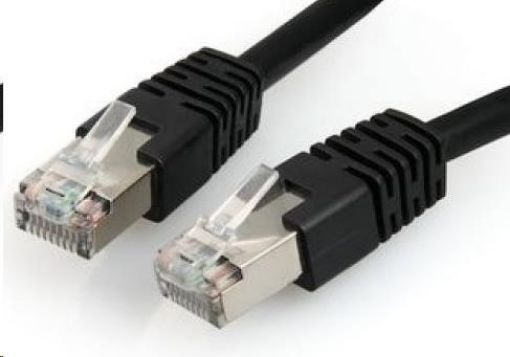 Obrázek GEMBIRD Patch kabel CAT6 stíněný FTP 1m, černý