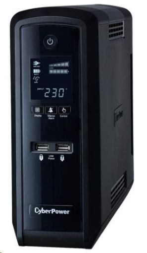 Obrázek CyberPower PFC SineWare LCD GP UPS 1300VA/780W, Schuko zásuvky