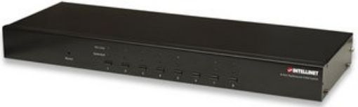 Obrázek Intellinet 8-Port Rackmount KVM Switch, USB + PS/2, včetně 8 ks kabelů