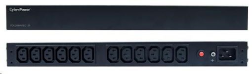 Obrázek CyberPower Rack PDU, Basic, 1U, 16A, (12)C13, IEC-320 C20