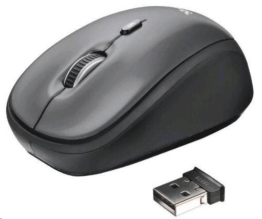 Obrázek TRUST Myš Yvi Wireless Mini Mouse USB, bezdrátová