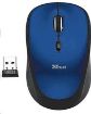 Obrázek TRUST Myš Yvi Wireless Mouse - blue, modrá, USB, bezdrátová