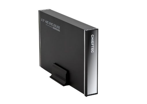 Obrázek CHIEFTEC externí rámeček na SATA HDD 2,5" (max. 14.5mm), USB3.0, aluminium