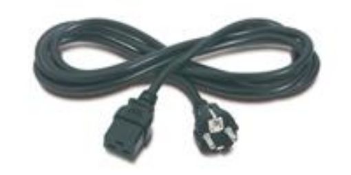 Obrázek APC Power Cord C19 naar Schuko, 2.4m, 16A (C19/CEE 7/7)