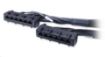 Obrázek APC Data Distribution Cable, CAT6 UTP CMR 6xRJ-45 Black, 31ft (9.4M)