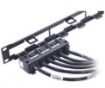 Obrázek APC Data Distribution Cable, CAT6 UTP CMR 6xRJ-45 Black, 31ft (9.4M)