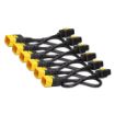 Obrázek APC Power Cord Kit (6 ks), Locking, C19 to C20, 0.6m